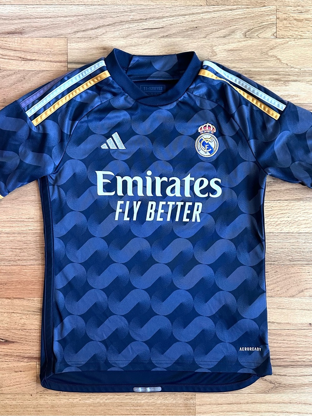 Authentic Adidas Real Madrid Kids Jersey 11-12yrs